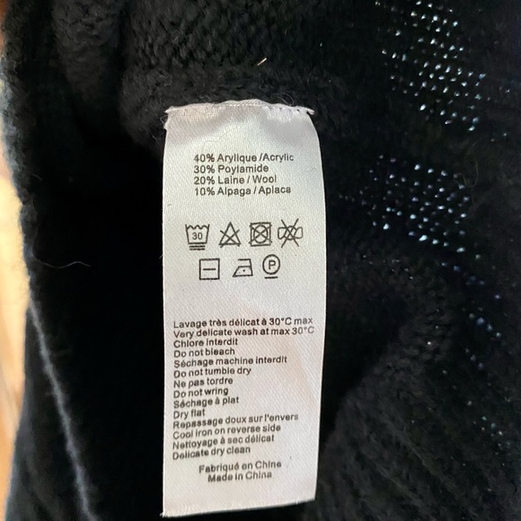 Size 40 French (US10) Musier sweater twist halter top - Picture 4 of 5